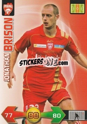 Figurina Jonathan Brison - FOOT 2009-2010. Adrenalyn XL - Panini