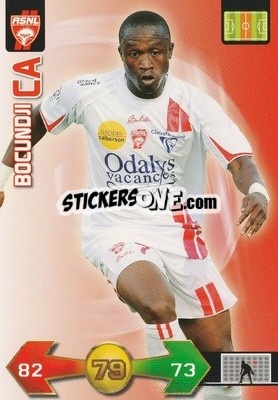 Sticker Bocundji Ca - FOOT 2009-2010. Adrenalyn XL n. 238 - Panini
