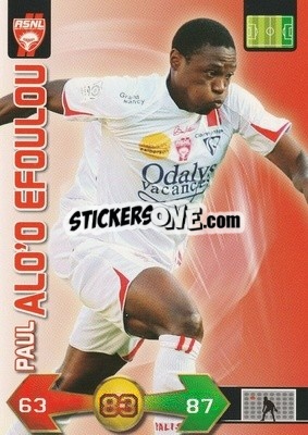 Sticker Paul Alo'o Efoulou - FOOT 2009-2010. Adrenalyn XL n. 242 - Panini