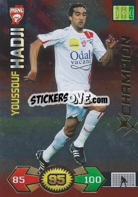 Sticker Youssouf Hadji - FOOT 2009-2010. Adrenalyn XL n. 244 - Panini
