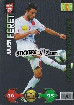 Sticker Julien Féret - FOOT 2009-2010. Adrenalyn XL n. 246 - Panini