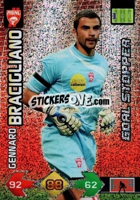Sticker Gennaro Bracigliano - FOOT 2009-2010. Adrenalyn XL n. 247 - Panini
