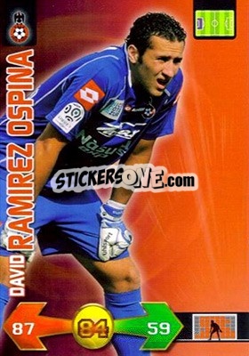 Sticker David Ramirez Ospina - FOOT 2009-2010. Adrenalyn XL - Panini