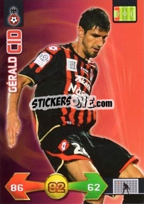Sticker Gérald Cid - FOOT 2009-2010. Adrenalyn XL n. 250 - Panini
