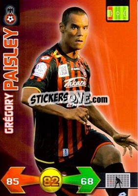 Figurina Grégory Paisley - FOOT 2009-2010. Adrenalyn XL - Panini