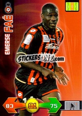 Cromo Emerse Faé - FOOT 2009-2010. Adrenalyn XL - Panini