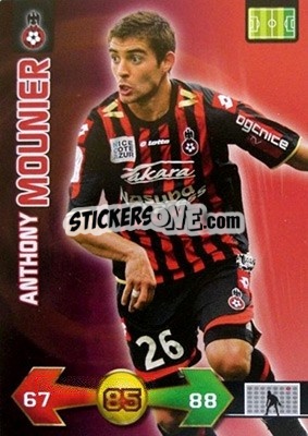 Sticker Anthony Mounier - FOOT 2009-2010. Adrenalyn XL - Panini
