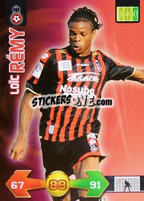 Sticker Loïc Rémy - FOOT 2009-2010. Adrenalyn XL n. 262 - Panini