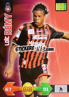 Cromo Loïc Rémy - FOOT 2009-2010. Adrenalyn XL - Panini