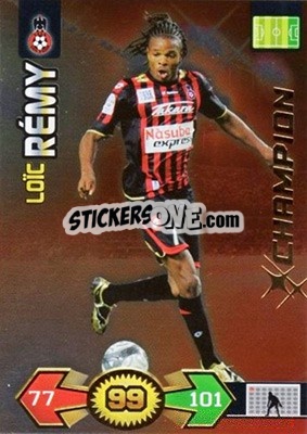 Cromo Loïc Rémy - FOOT 2009-2010. Adrenalyn XL - Panini