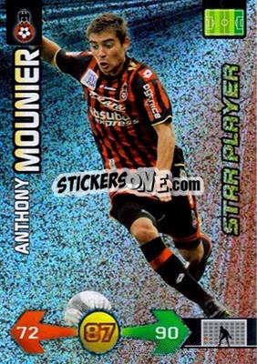 Sticker Anthony Mounier - FOOT 2009-2010. Adrenalyn XL - Panini