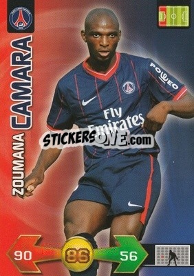 Sticker Zoumana Camara - FOOT 2009-2010. Adrenalyn XL - Panini