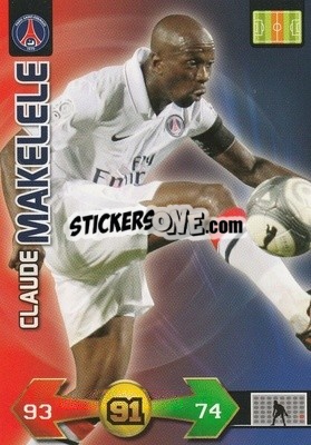 Sticker Claude Makélélé - FOOT 2009-2010. Adrenalyn XL - Panini