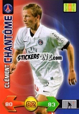Cromo Clément Chantôme - FOOT 2009-2010. Adrenalyn XL n. 276 - Panini