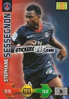 Sticker Stéphane Sessegnon - FOOT 2009-2010. Adrenalyn XL - Panini