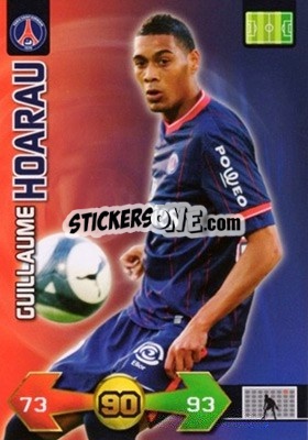 Cromo Guillaume Hoarau - FOOT 2009-2010. Adrenalyn XL - Panini