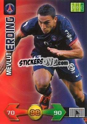 Sticker Mevlüt Erdinç - FOOT 2009-2010. Adrenalyn XL n. 280 - Panini