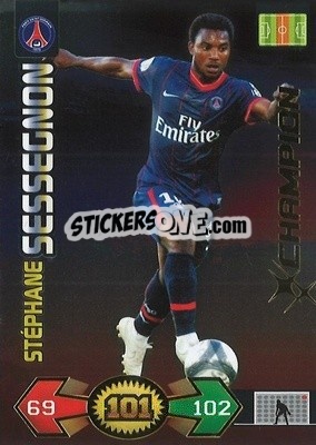 Sticker Stéphane Sessegnon - FOOT 2009-2010. Adrenalyn XL n. 282 - Panini