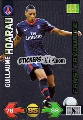 Figurina Guillaume Hoarau - FOOT 2009-2010. Adrenalyn XL n. 284 - Panini