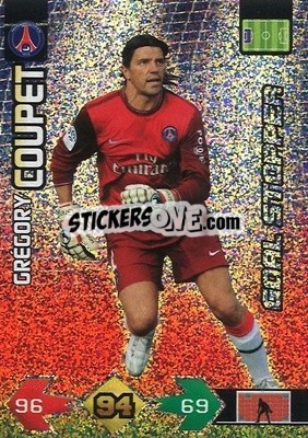 Sticker Grégory Coupet - FOOT 2009-2010. Adrenalyn XL - Panini