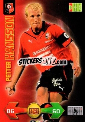 Sticker Petter Hansson - FOOT 2009-2010. Adrenalyn XL n. 288 - Panini