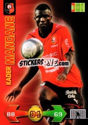 Sticker Kader Mangane - FOOT 2009-2010. Adrenalyn XL - Panini