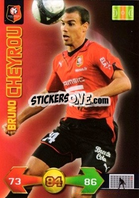 Sticker Bruno Cheyrou - FOOT 2009-2010. Adrenalyn XL n. 295 - Panini