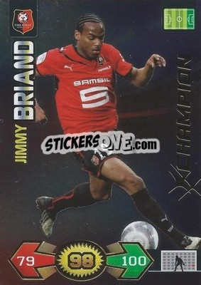 Sticker Jimmy Briand - FOOT 2009-2010. Adrenalyn XL n. 301 - Panini