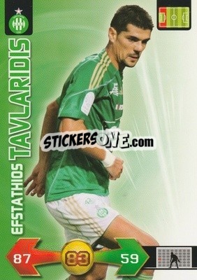 Sticker Stathis Tavlaridis - FOOT 2009-2010. Adrenalyn XL - Panini