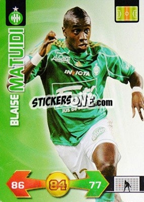 Sticker Blaise Matuidi - FOOT 2009-2010. Adrenalyn XL n. 312 - Panini