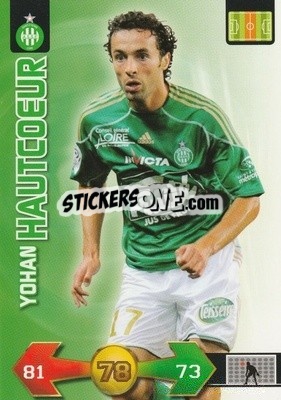Sticker Yohan Hautcoeur - FOOT 2009-2010. Adrenalyn XL - Panini