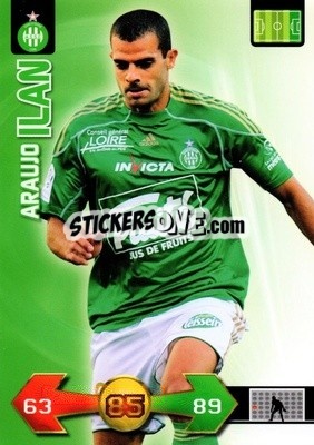 Figurina Araujo Ilan - FOOT 2009-2010. Adrenalyn XL n. 317 - Panini