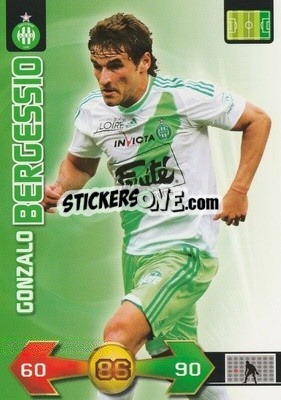 Sticker Gonzalo Bergessio - FOOT 2009-2010. Adrenalyn XL n. 319 - Panini