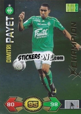 Sticker Dimitri Payet - FOOT 2009-2010. Adrenalyn XL n. 320 - Panini