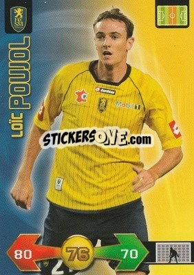 Sticker Loïc Poujol - FOOT 2009-2010. Adrenalyn XL n. 329 - Panini