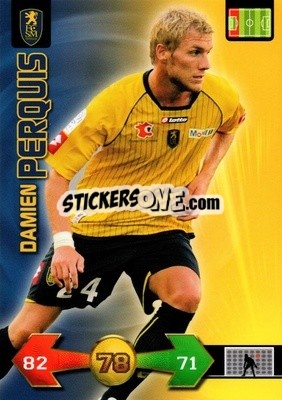 Sticker Damien Perquis - FOOT 2009-2010. Adrenalyn XL - Panini