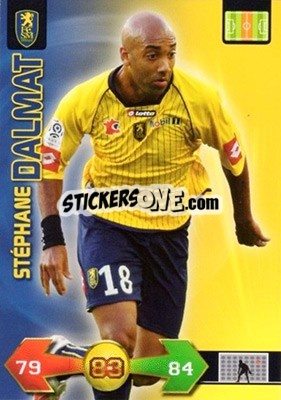 Sticker Stéphane Dalmat - FOOT 2009-2010. Adrenalyn XL n. 331 - Panini