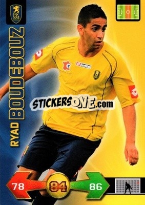 Sticker Ryad Boudebouz - FOOT 2009-2010. Adrenalyn XL - Panini