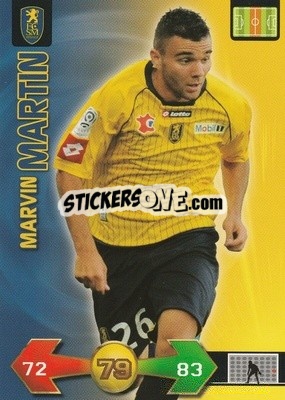 Sticker Marvin Martin - FOOT 2009-2010. Adrenalyn XL - Panini