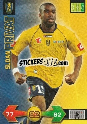 Sticker Sloan Privat - FOOT 2009-2010. Adrenalyn XL n. 335 - Panini