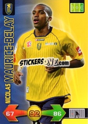 Sticker Nicolas Maurice-Belay - FOOT 2009-2010. Adrenalyn XL n. 337 - Panini