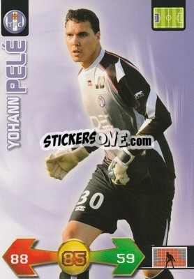 Sticker Yohann Pelé - FOOT 2009-2010. Adrenalyn XL - Panini