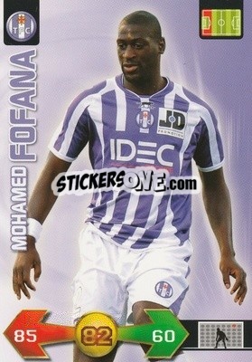 Sticker Mohamed Fofana - FOOT 2009-2010. Adrenalyn XL - Panini