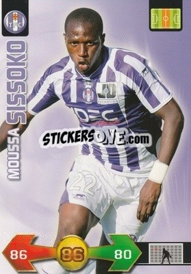 Sticker Moussa Sissoko - FOOT 2009-2010. Adrenalyn XL - Panini