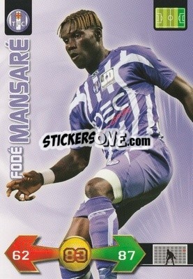 Sticker Fodé Mansaré - FOOT 2009-2010. Adrenalyn XL n. 356 - Panini