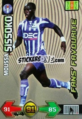 Sticker Moussa Sissoko - FOOT 2009-2010. Adrenalyn XL - Panini