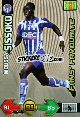Sticker Moussa Sissoko - FOOT 2009-2010. Adrenalyn XL n. 360 - Panini