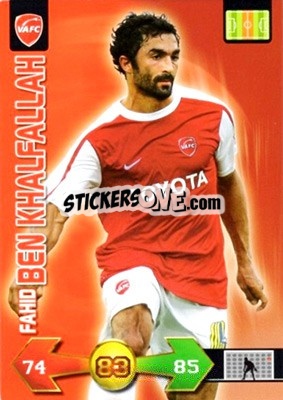 Figurina Fahid Ben Khalfallah - FOOT 2009-2010. Adrenalyn XL - Panini