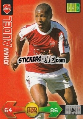 Sticker Johan Audel - FOOT 2009-2010. Adrenalyn XL n. 375 - Panini