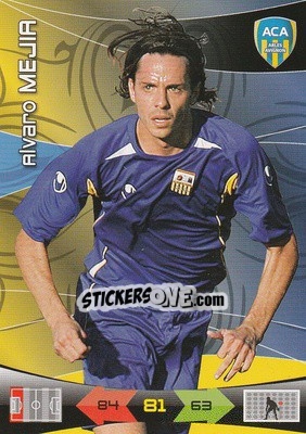 Sticker Alvaro Mejia - FOOT 2010-2011. Adrenalyn XL n. 4 - Panini